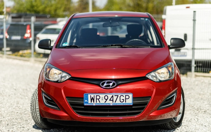 Hyundai i20 cena 25900 przebieg: 141000, rok produkcji 2013 z Radom małe 742